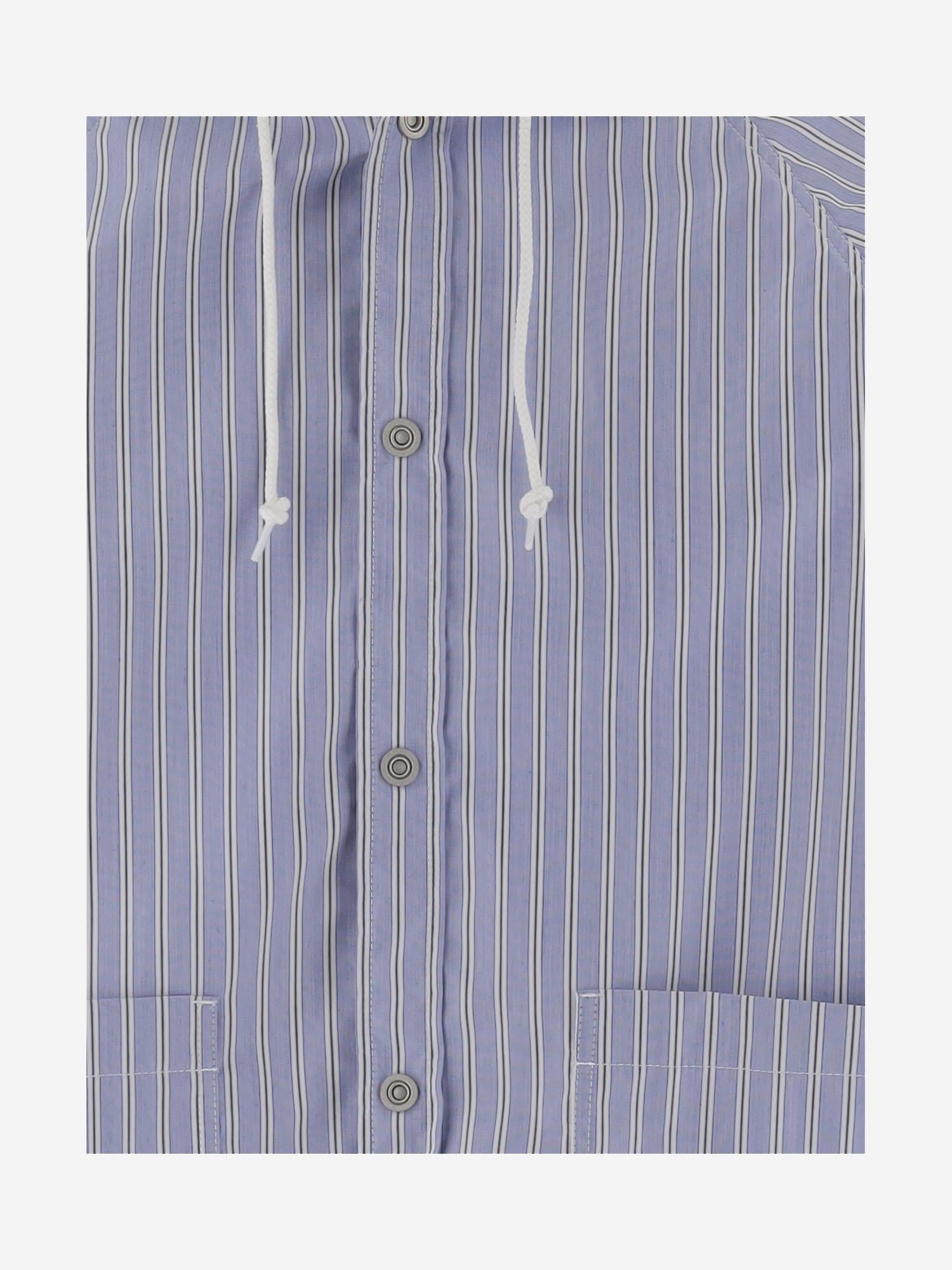 GIACCA IN TESSUTO TECNICO A RIGHE HQB004 1 HOMME 