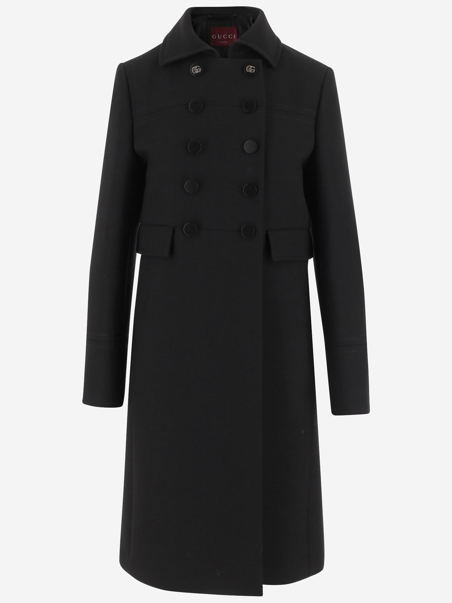CAPPOTTO LUNGO IN LANA 823841 Z7ASS1000 GUCCI 