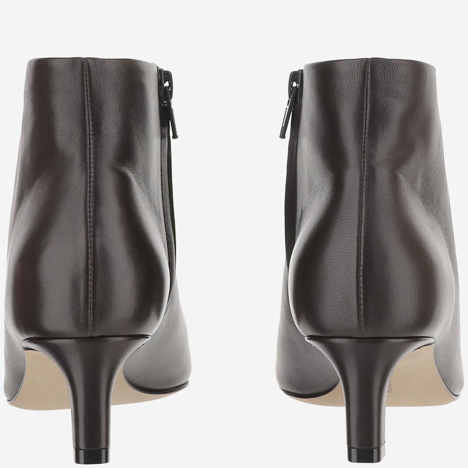 STIVALETTI CARLA 45 IN PELLE F1693SN65 LQB THE ROW 