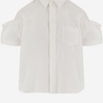 CAMICIA IN MISTO COTONE CON PIEGHE POSTERIORI 08395 151 SACAI 
