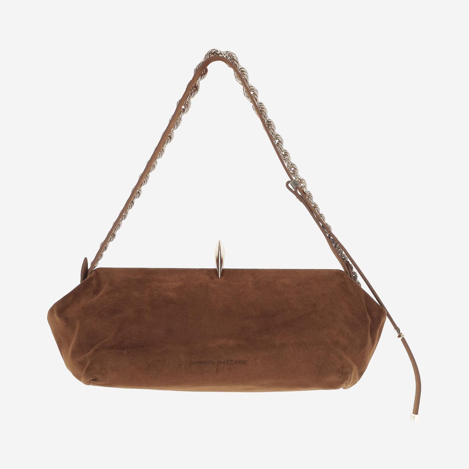 BORSA SOPHIA IN PELLE SCAMOSCIATA SOPHIA KISSING IN THESTREET BENEDETTA BRUZZICHES 