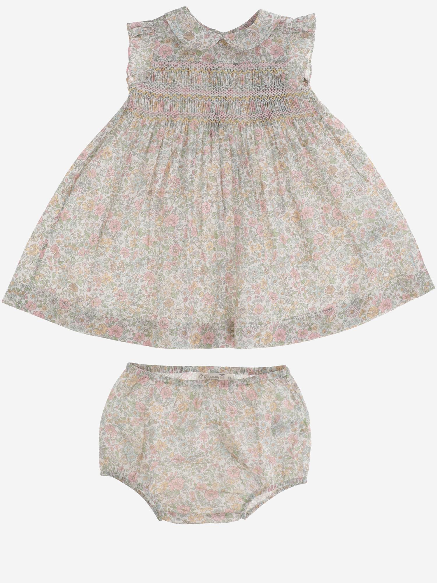 Set abito Eleanore in cotone S05XDRW00004 523B BONPOINT KIDS 