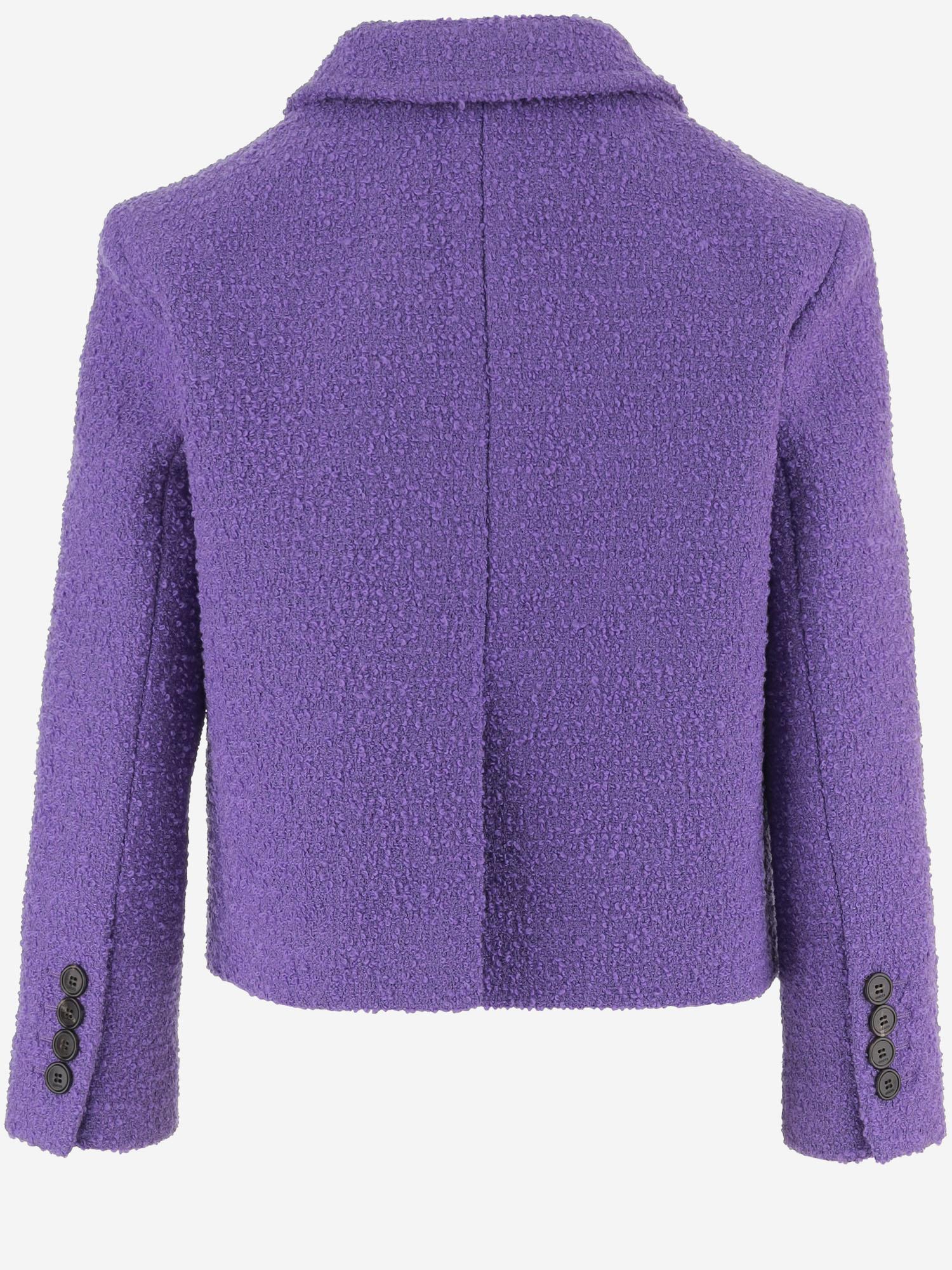 GIACCA IN LANA E COTONE BOUCLÉ 851582 Z7AWX5007 GUCCI 