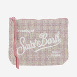 POCHETTE ALINE TWEED CON LOGO ALI0027 00267I MC2 SAINT BARTH 