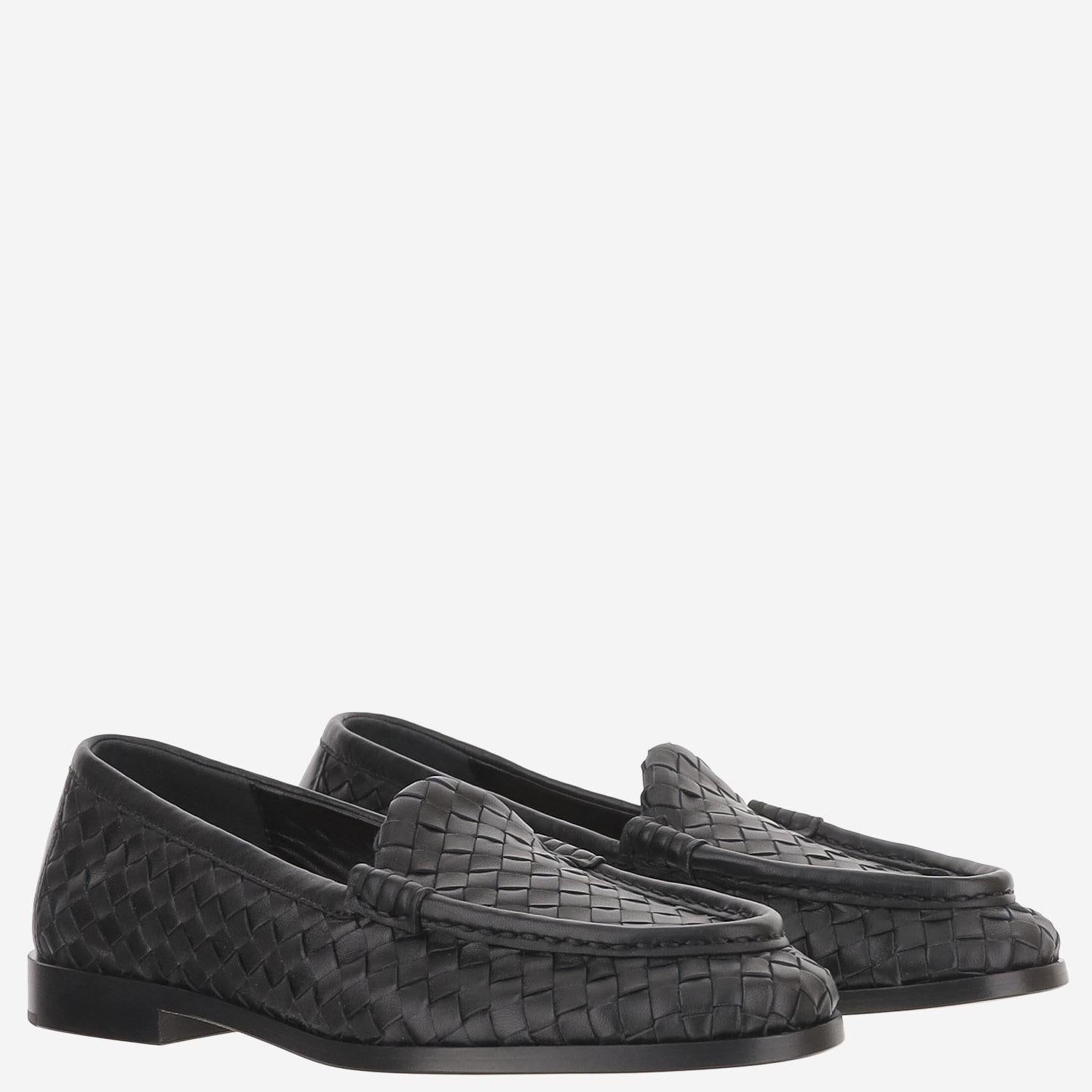 MOCASSINI SILENZIO CON MOTIVO INTRECCIATO 867815 V2ED01000 BOTTEGA VENETA 