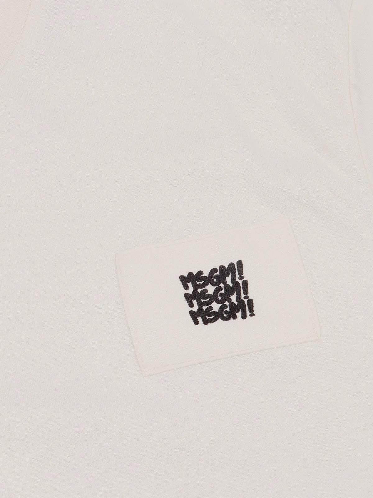 T-SHIRT IN COTONE CON LOGO S6MSJBTH226 013 MSGM KIDS 