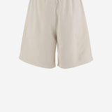 PANTALONI CORTI IN COTONE CON LOGO WCJSY0182 065 WILLY CHAVARRIA 
