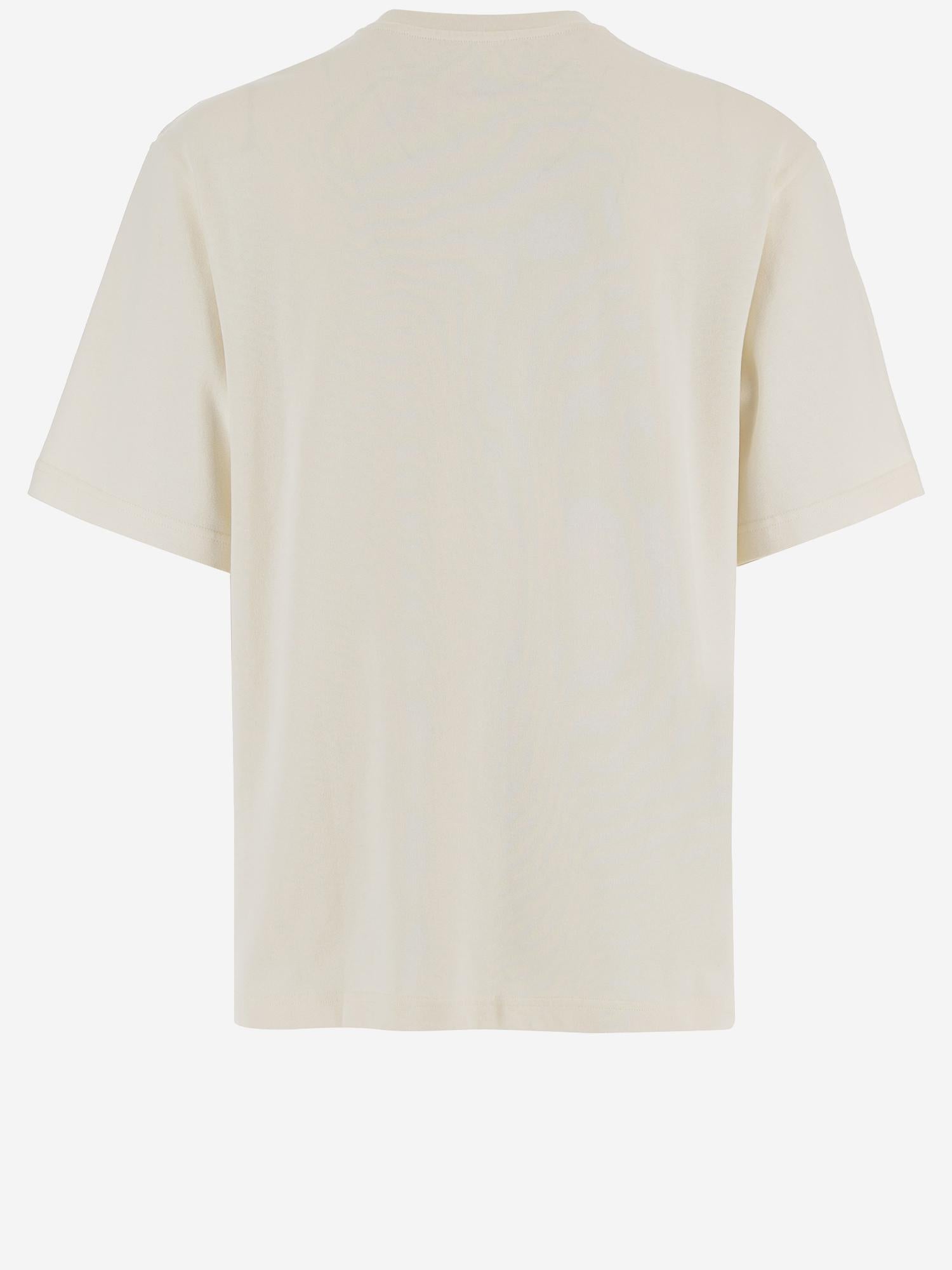 T-SHIRT IN COTONE CON LOGO TSM00623AJ00226 1NZ JACQUEMUS 