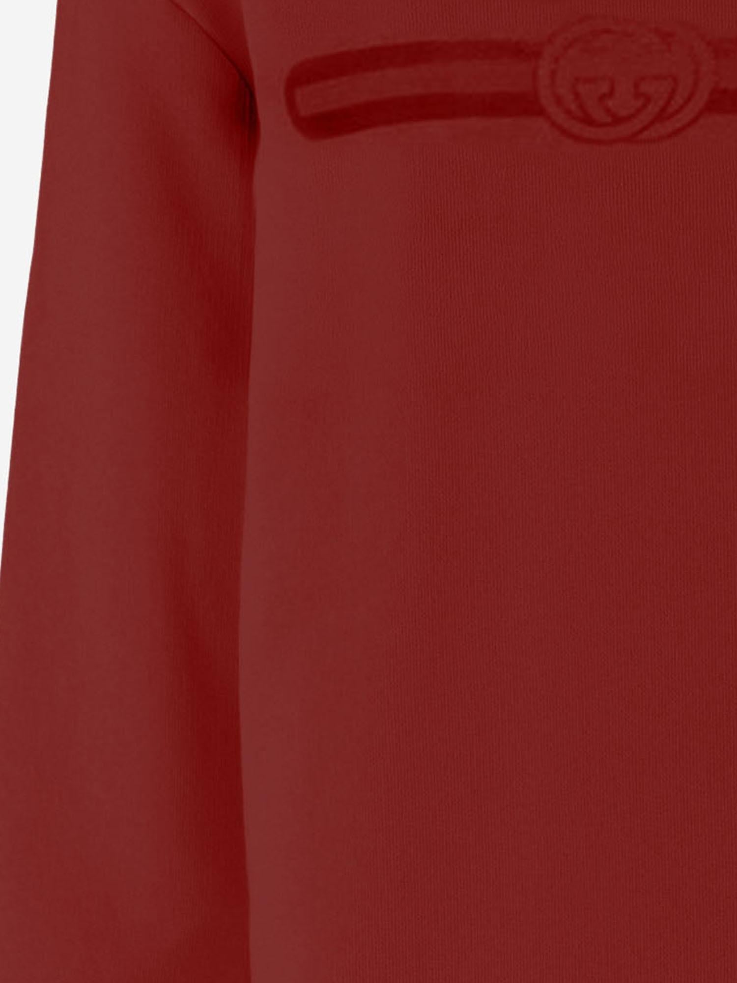 FELPA IN COTONE STRETCH CON LOGO 849011 XJHO66195 GUCCI KIDS 