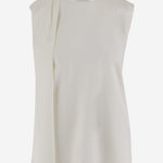 TOP IN RASO DI SETA STRETCH 871259 V6KR09000 BOTTEGA VENETA 