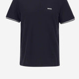 T-SHIRT IN COTONE STRETCH CON LOGO 50521245 402 HUGO BOSS 