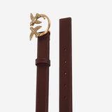 CINTURA LOVE BERRY IN PELLE 100125 A0F1L74Q PINKO 