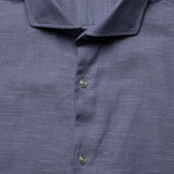 CAMICIA IN COTONE E LINO 50539775 413 HUGO BOSS 