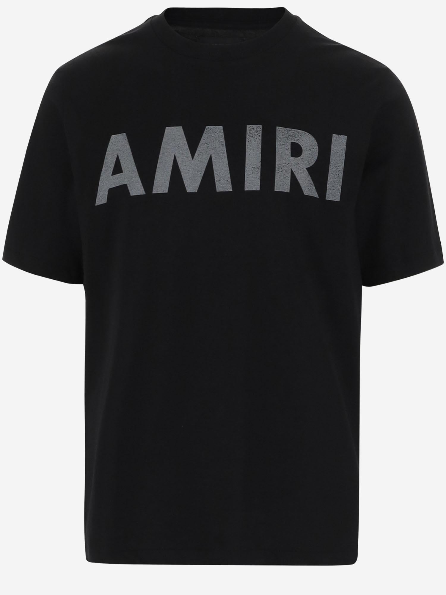 T-SHIRT IN COTONE CON LOGO AMJYTE 1214Black AMIRI 