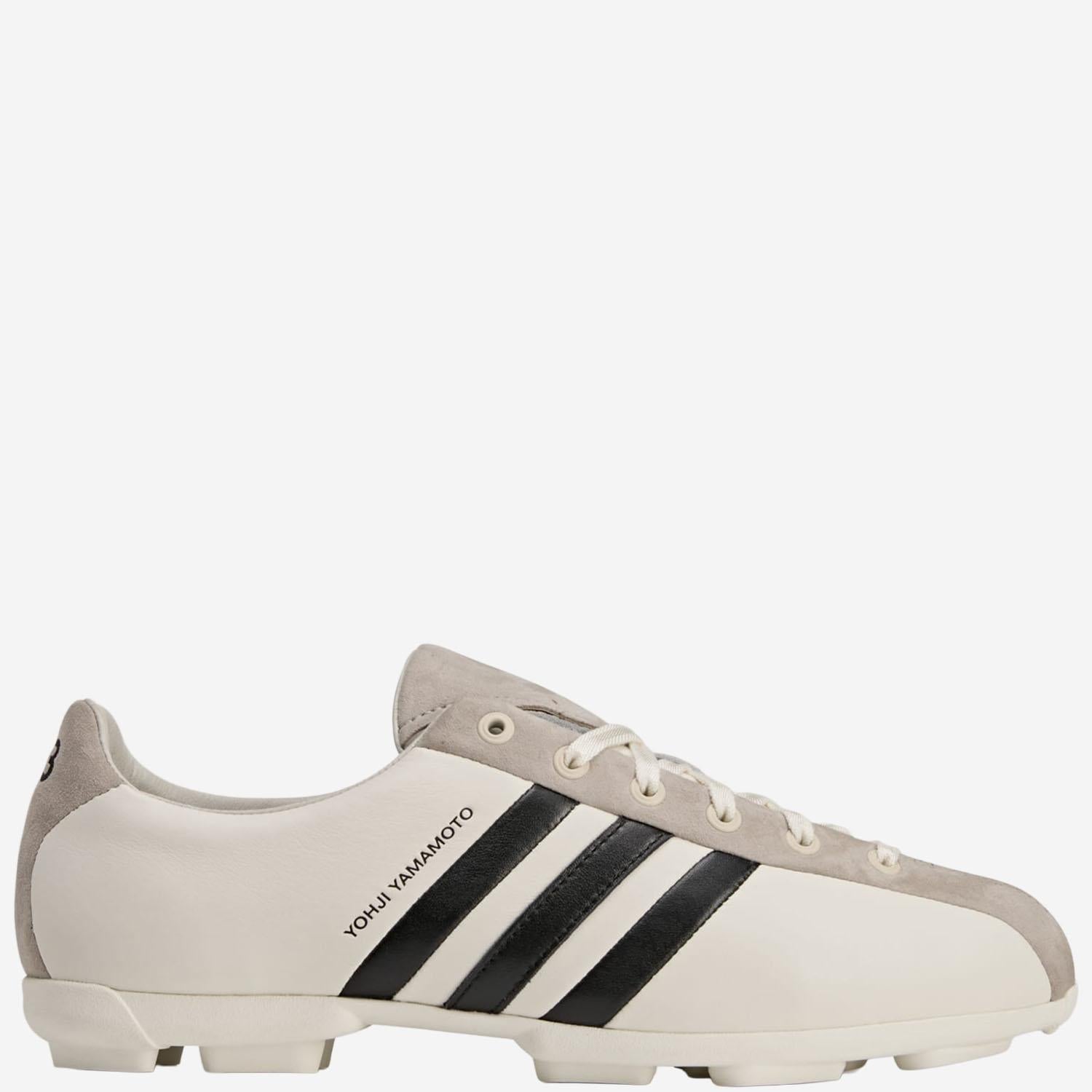 Y-3 FIELD SHOES IN PELLE KI7091 OWHITEBLACKLBROWN ADIDAS Y3 