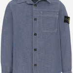 CAMICIA IN DENIM DI COTONE 1100002 S0310V0040 STONE ISLAND KIDS 