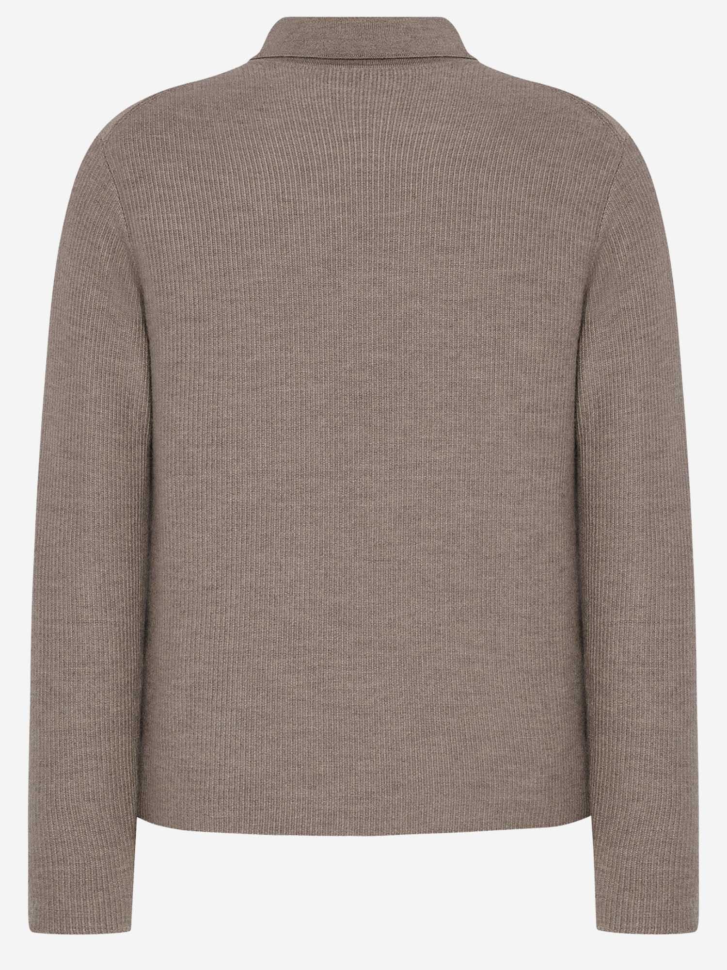POLO A MANICHE LUNGHE BERTRAM IN CASHMERE 1434Y498 LPB THE ROW 