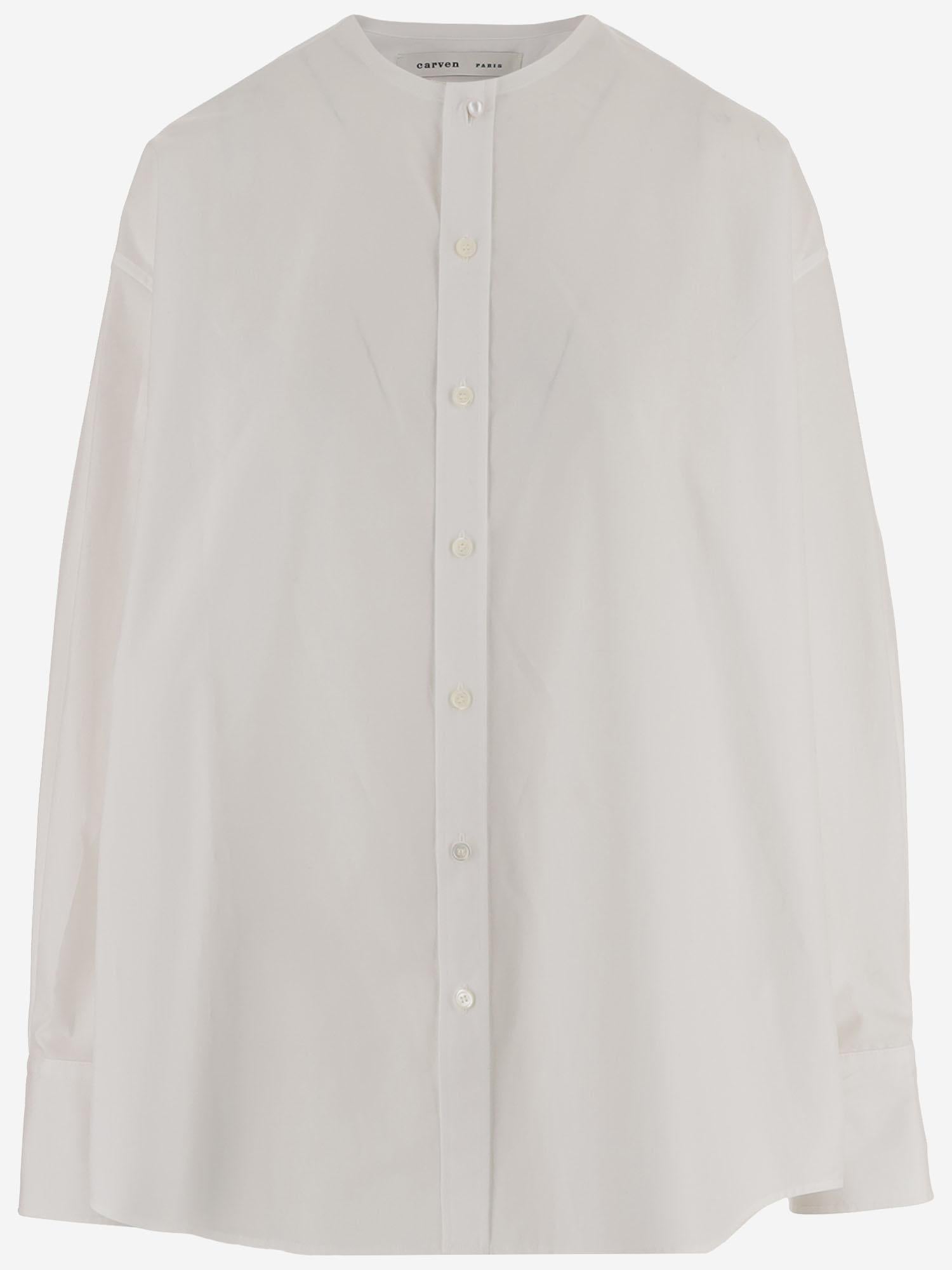 CAMICIA IN COTONE 6261K21117 White CARVEN 
