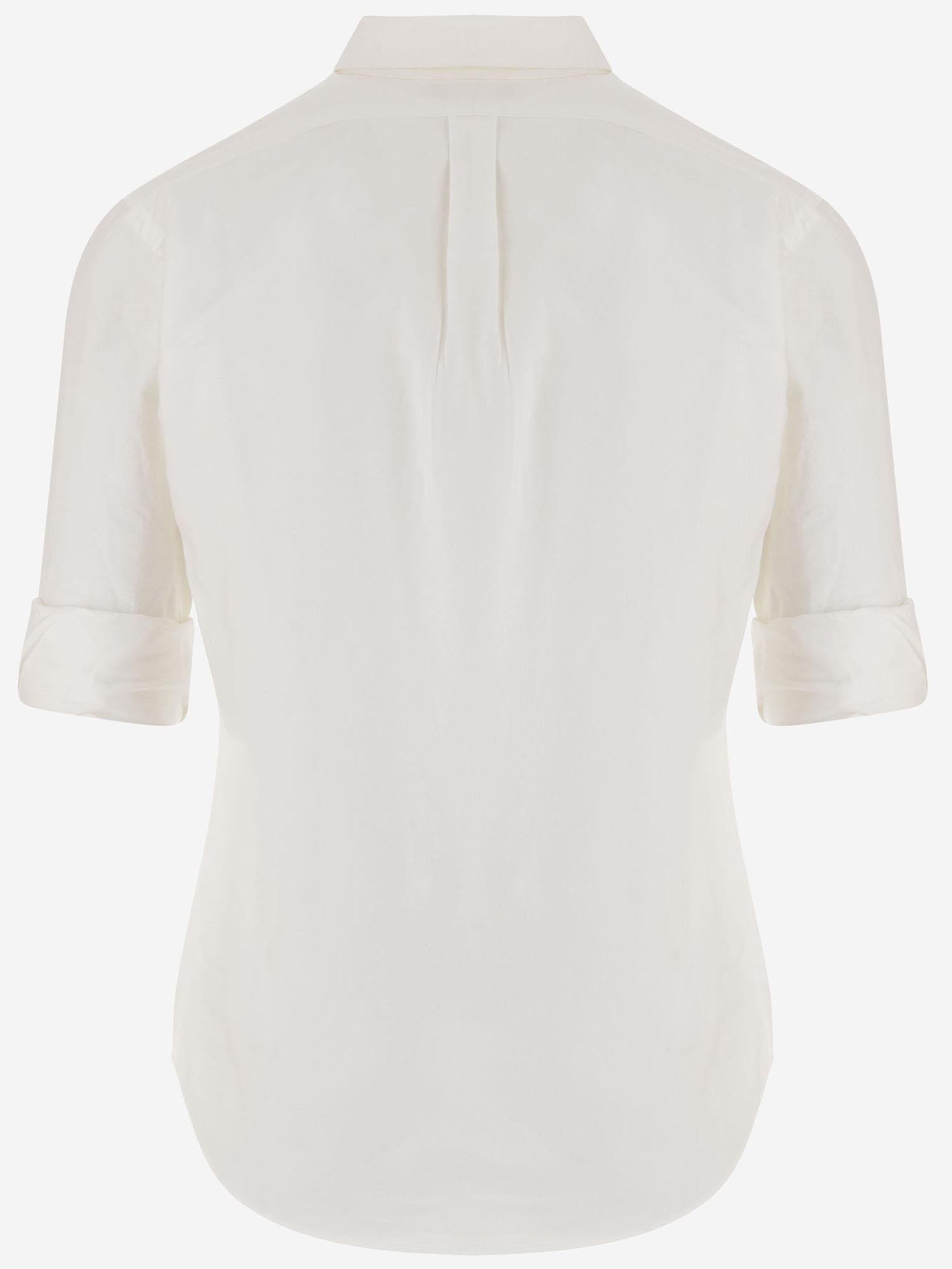 CAMICIA IN COTONE CON LOGO 710772290 003 POLO RALPH LAUREN 