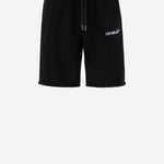 PANTALONI CORTI HERALDIC ARROW IN COTONE 44MCI013S26F001001 0001 OFF-WHITE 
