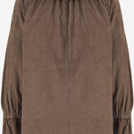 Blusa Dicte in pelle scamosciata 103674 11A BY MALENE BIRGER 