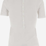 TOP IN COTONE CON BOTTONIERA POSTERIORE TSW00568AJ00189 100 JACQUEMUS 