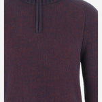 MAGLIA IN MISTO LANA CON ZIP AL COLLO K4138JW KB8 K-WAY 