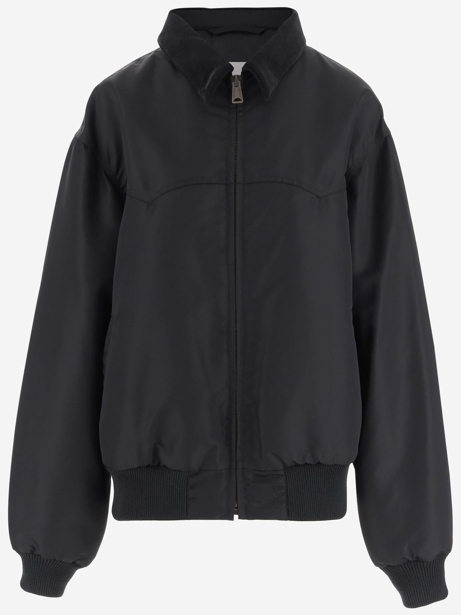 GIACCA CON COLLETTO IN NYLON S67AM0106 M35662900 MAISON MARGIELA 