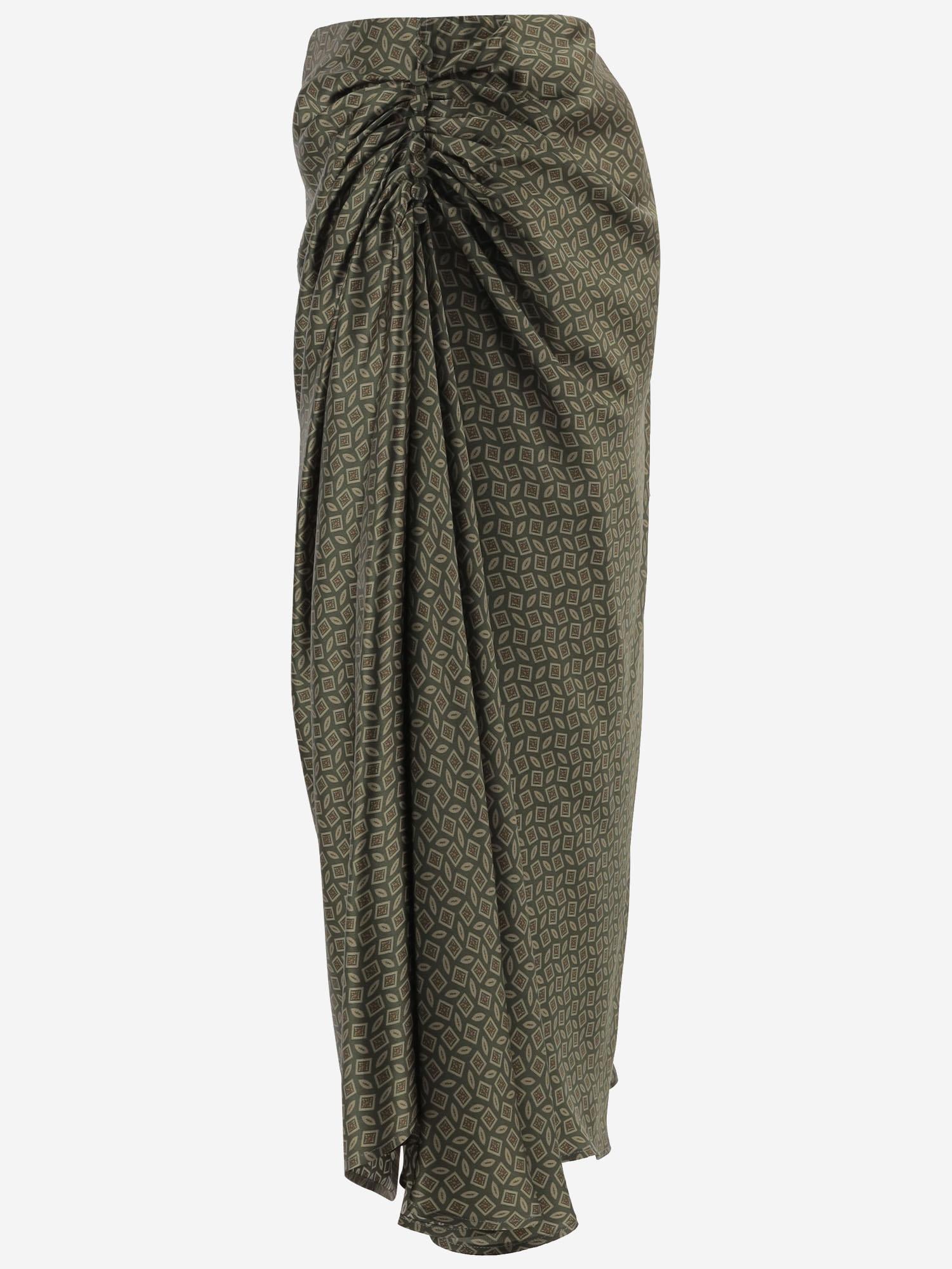 Gonna lunga in seta 010855 2110606 DRIES VAN NOTEN 