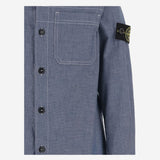 CAMICIA IN DENIM DI COTONE 1100002 S0310V0040 STONE ISLAND KIDS 