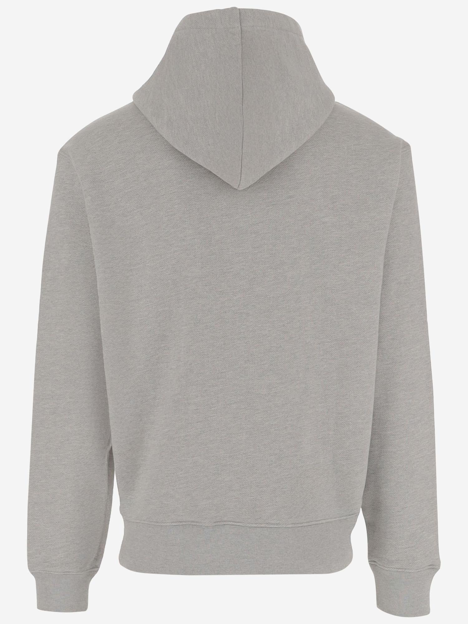 FELPA IN COTONE CON LOGO AMJYHD 1049Grey AMIRI 