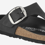 MULES GIZEH BIG BUCKLE 1023334 BLACK BIRKENSTOCK 