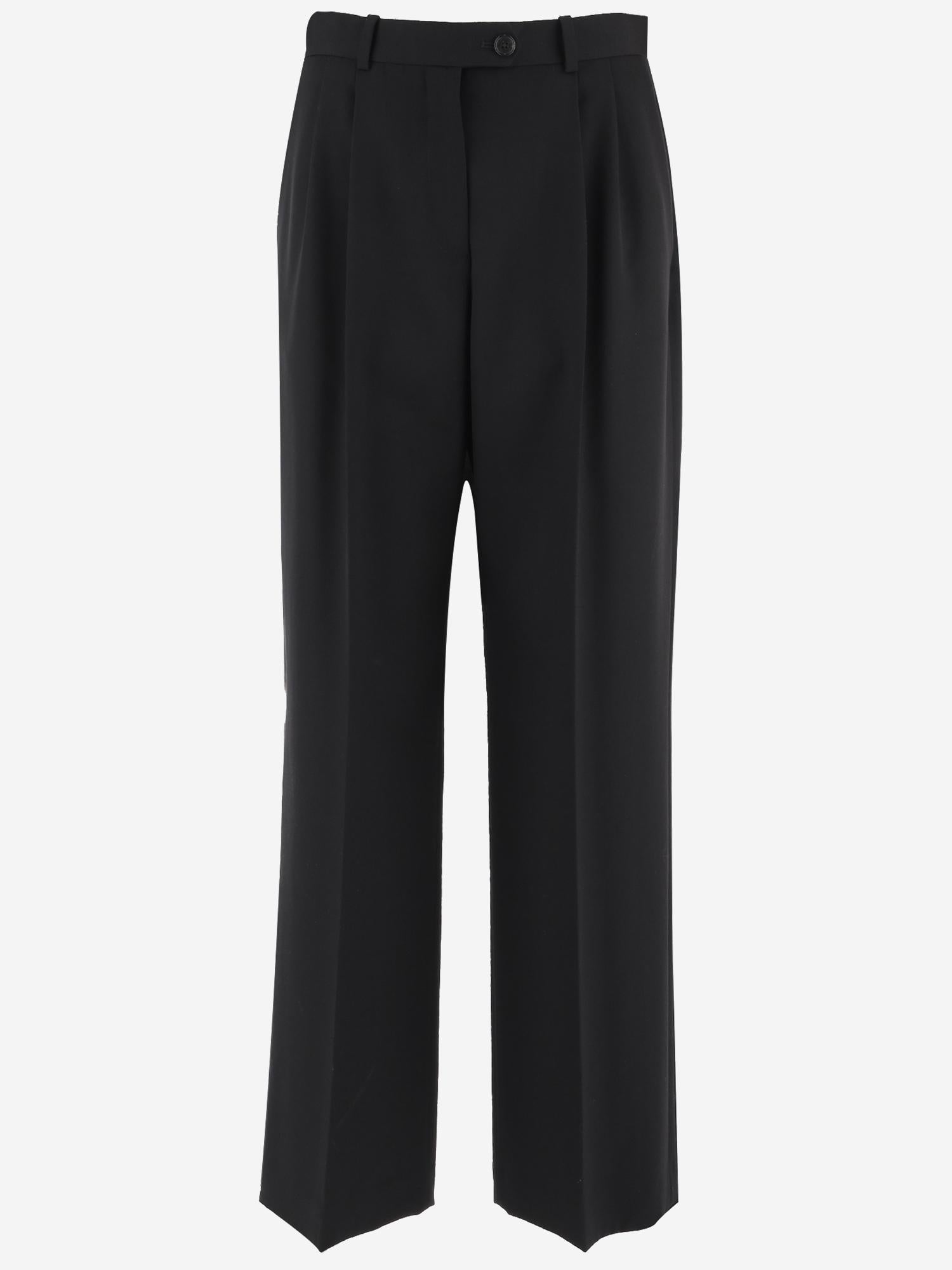 PANTLONI VIRGIL IN LANA 10539W2812 BLK THE ROW 