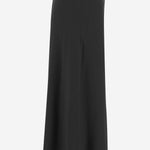 GONNA HEVIRA IN COTONE CON DRAPPEGGIO LATERALE 011116 2603900 DRIES VAN NOTEN 