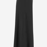 GONNA HEVIRA IN COTONE CON DRAPPEGGIO LATERALE 011116 2603900 DRIES VAN NOTEN 