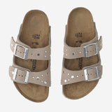 SANDALI ARIZONA RIVET IN SUEDE 1031708 GRAYTAUPE BIRKENSTOCK KIDS 