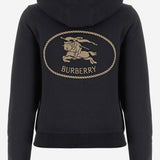 FELPA IN COTONE CON LOGO 8111669 BLACK BURBERRY 