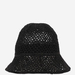 CAPPELLO BUCKET IN RETE CUFFIA BLACK REINHARD PLANK 
