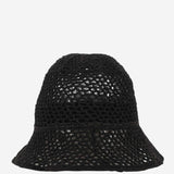 CAPPELLO BUCKET IN RETE CUFFIA BLACK REINHARD PLANK 
