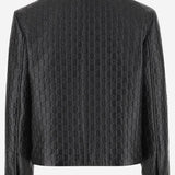 GIACCA IN PELLE CON MOTIVO GG 834308 XNA4F1000 GUCCI 