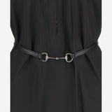 Abito in popeline di cotone con cintura con Morsetto 835601 Z8B1W1000 GUCCI 