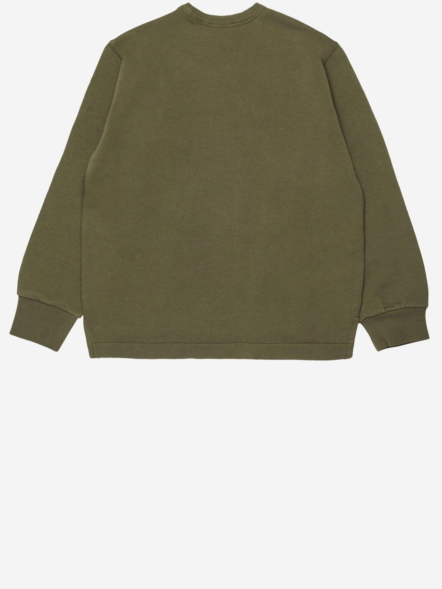 FELPA SDERSIM OVER IN COTONE CON STAMPA LOGO J02615 KYA0WK511 DIESEL KIDS 