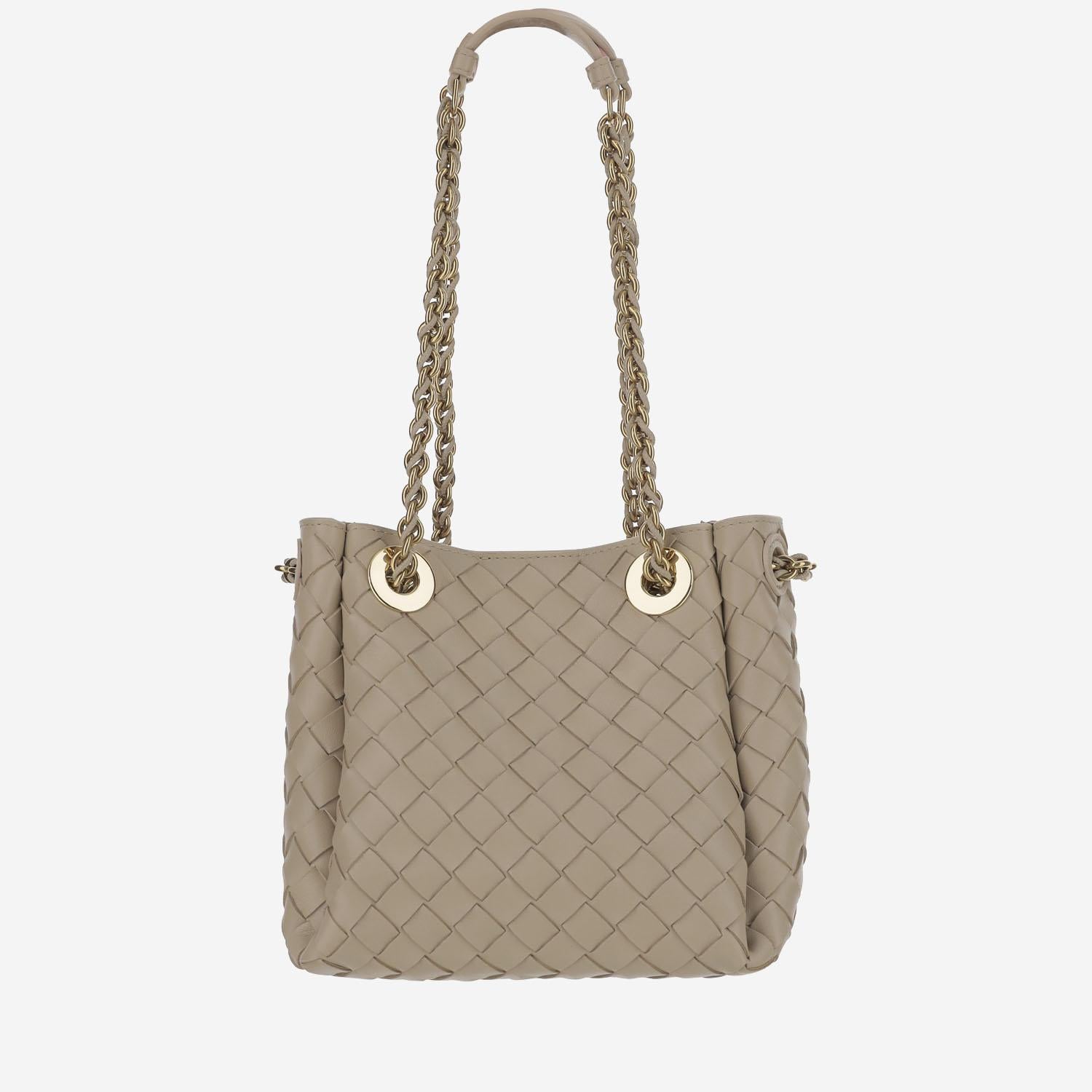 BORSA PARACHUTE PICCOLA IN PELLE 817175 V4SC59614 BOTTEGA VENETA 