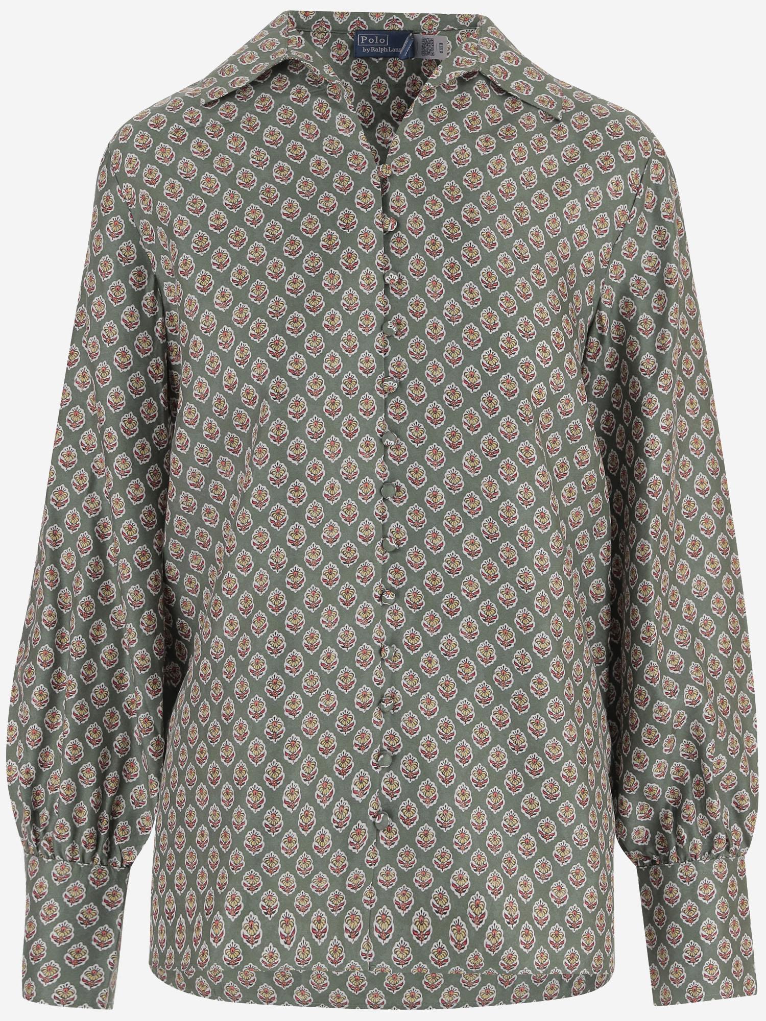 CAMICIA IN SETA CON MOTIVO FLOREALE 211A96716 001 POLO RALPH LAUREN 