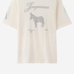 T-shirt le paysan donkey in cotone TSM00625AJ00266 1NW JACQUEMUS 