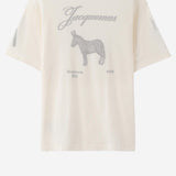 T-shirt le paysan donkey in cotone TSM00625AJ00266 1NW JACQUEMUS 