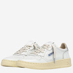 SNEAKERS MEDALIST LOW IN PELLE AULWTB02 LEATARTWHTSILVER AUTRY 