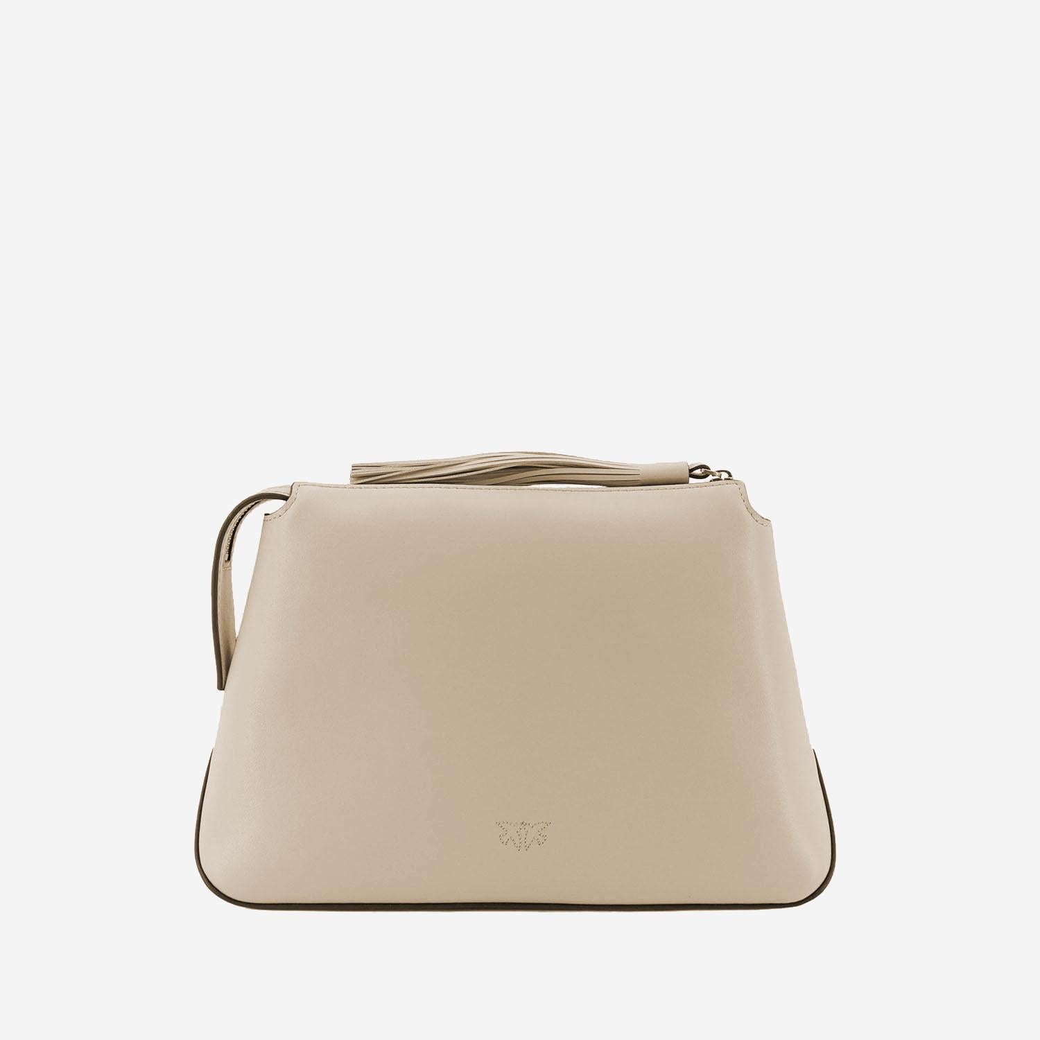 BEAUTY CASE IN PELLE CON LOGO 106376 A0QOC39Q PINKO 