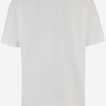 T-SHIRT FOLLOWING YONDER STAR <BR/>IN COTONE STRETCH BIANCO GOLD BINI SILVIA 