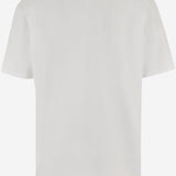 T-SHIRT FOLLOWING YONDER STAR <BR/>IN COTONE STRETCH BIANCO GOLD BINI SILVIA 